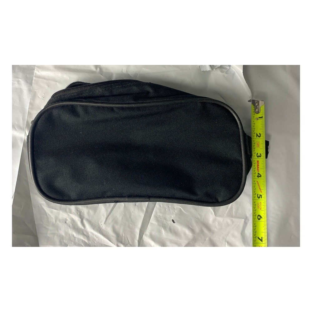 Black Nylon‎ Toiletry Bag Travel Dopp Kit Makeup Case Organizer Zip Pouch